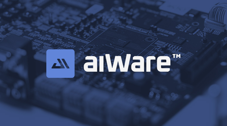 The logo of aiWare